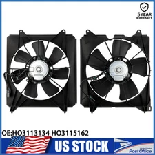 Radiator Cooling Fan Assembly Set For 2013-2017 Honda Accord Left Right Coupe