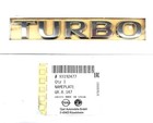 Original Opel Heckklappenemblem " Turbo " Chrome Astra,Corse,Insigne - 93192477