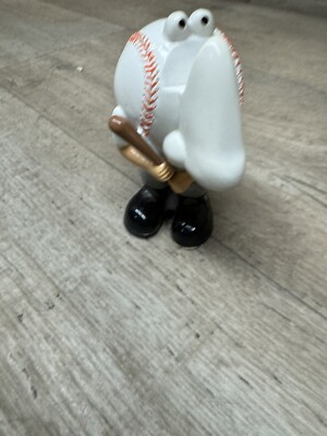 Vintage E and B Giftware Ceramic Sunglasses Glasses Holder Baseball Nose
