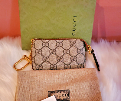 Gucci Ophidia Key Case / Coin Case GG Supreme Brand New With Box
