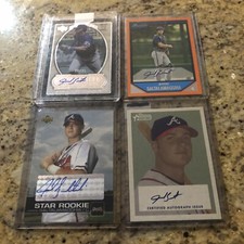 JARROD SALTALAMACCHIA AUTO LOT EXQUISITE BOWMAN HERITAGE 6/25 66/250