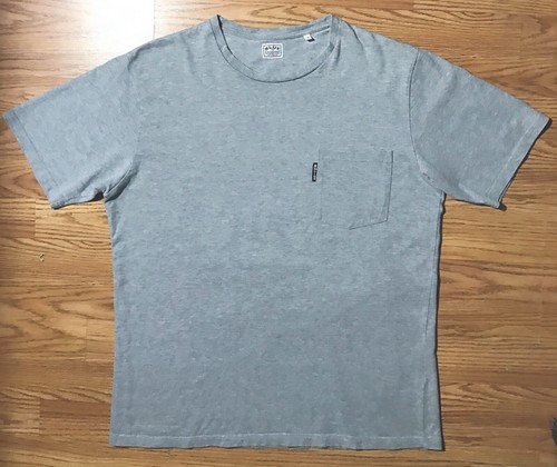 Blue Blue Japan x Hollywood Ranch Market Loopwheel Pocket T-Shirt Size 3 Gray