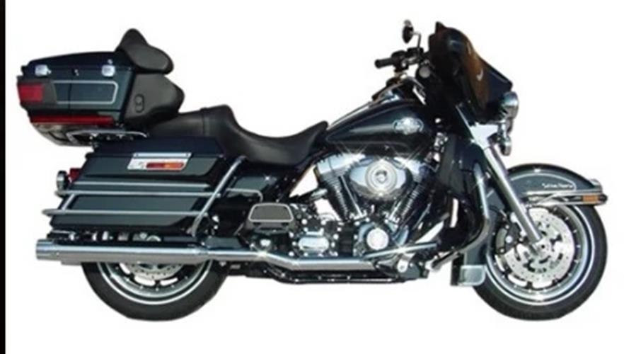 Rush Exhaust True Dual Head Pipes Harley Touring Electra Glide