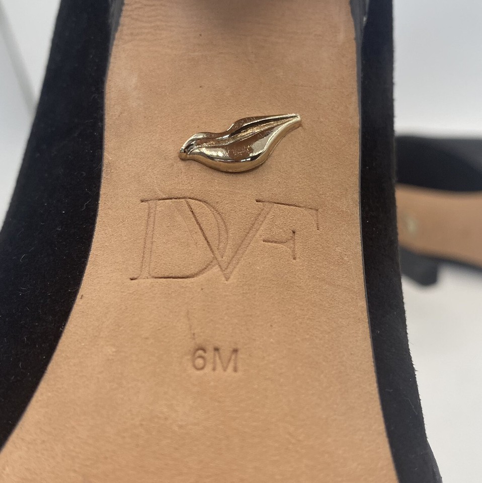 Diane Von Furstenberg DVF Designer Leather Ankle Booties Boots Womens 6