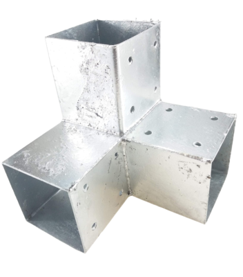 Pfostenverbinder Y-Form 91mm - Verzinkte Metallwinkel Für Gartenprojekte