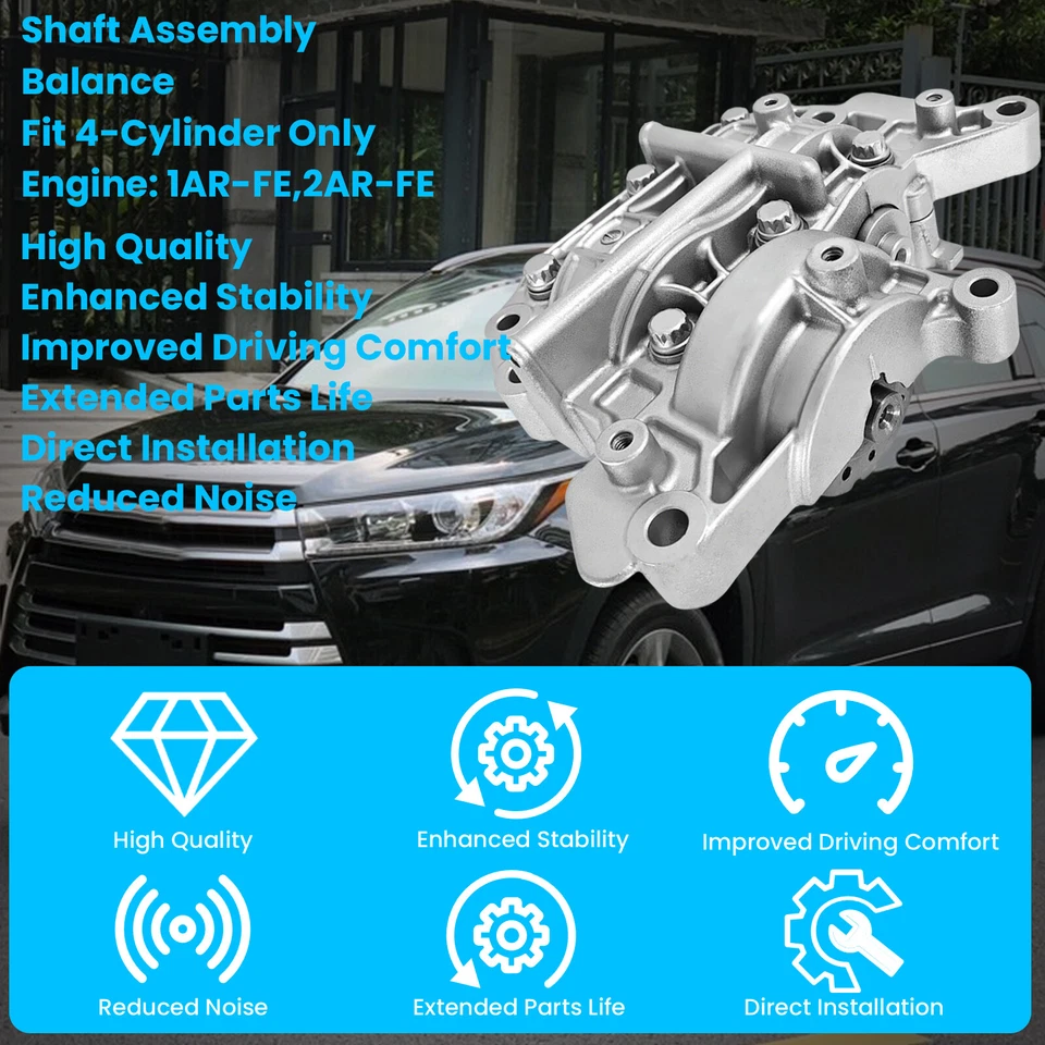 Conjunto de eje de equilibrio del motor para Highlander Camry Avalon RAV4 2,5 L 13620-36020 Foto 4 de 4