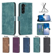 For Samsung Galaxy S25 S24 S23 S20 Magnetic Leather Flip Stand Card Wallet Case