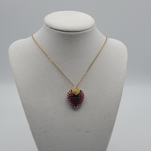 Crewcuts JCrew Hearts Crystal Necklace. Pink & Green. - 第 9/10 張圖片