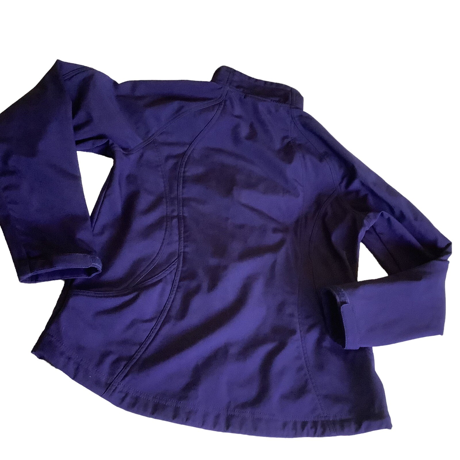 Medium Double Diamond Jacket Coat Softshell Purpl… - image 4