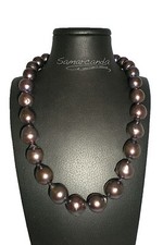 Collana in Perle Scaramazze Viola chiusura in argento 925 