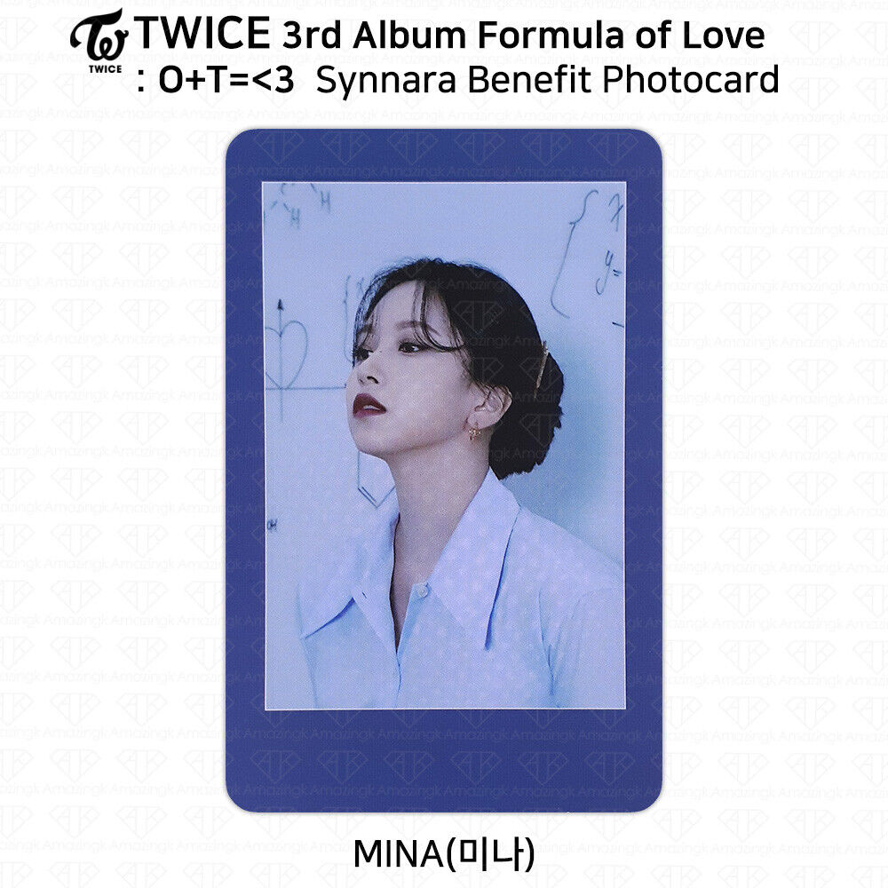 TWICE 3rd Album Formula of Love Official Photocard Synnara TWICE 3rd Album Formula of Love Official Photocard Synnara