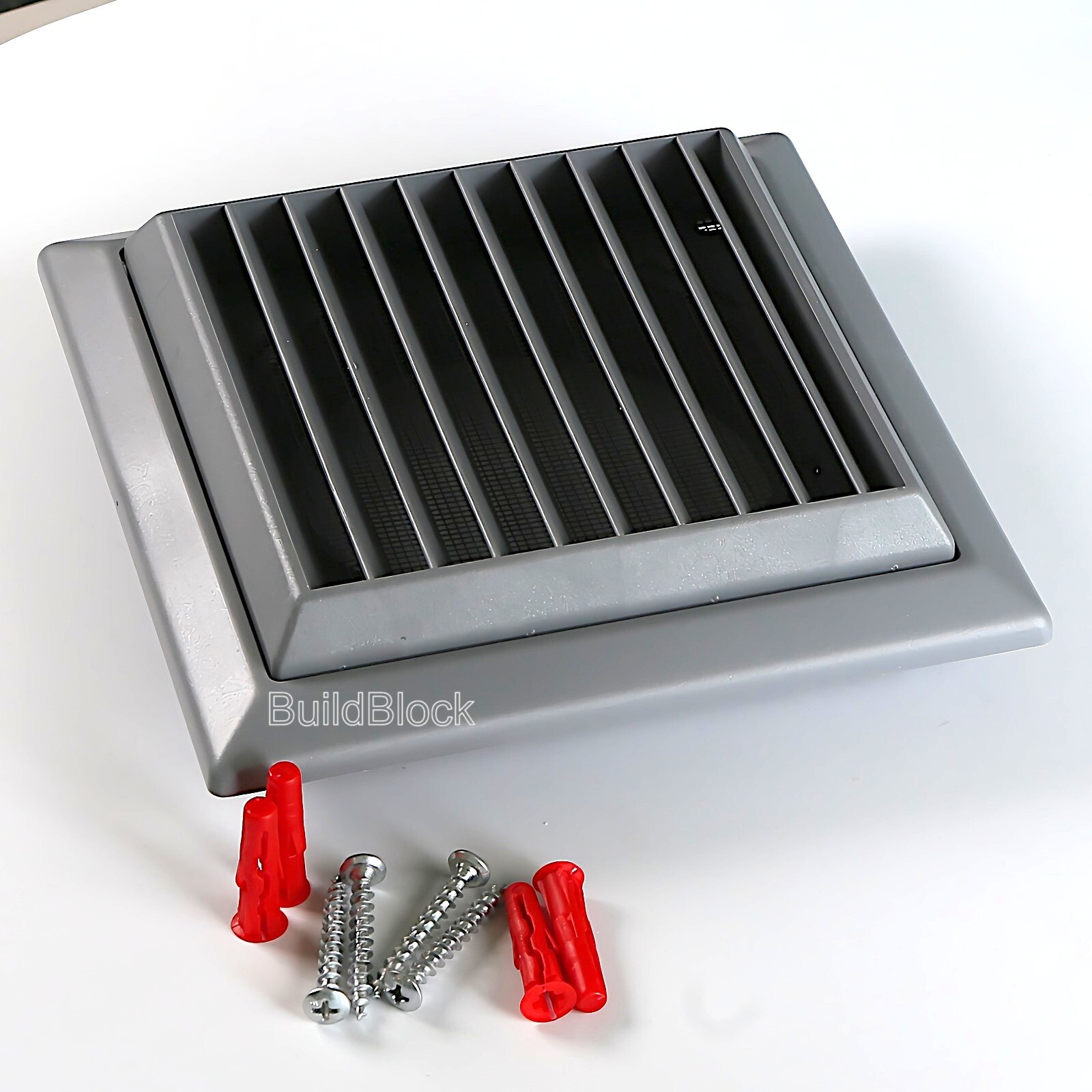 External Wall Vent Grille ventilation extractor cover outlet grill outside Grey