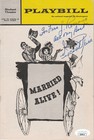 Autographed  Vincent Price "Married Alive" playbill JSA auth