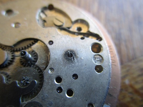 Vintage Used Valjoux 92 Manual Chronograph Movement Cal. 92. For Parts. - Picture 6 of 11
