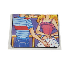 VINTAGE 1983 MATTEL FIGURINE PANINI BARBIE ALBUM STICKER NOS NEW OLD STOCK  187