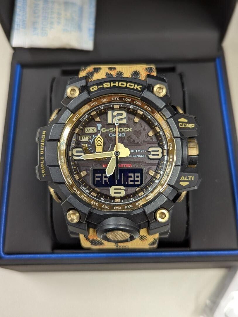 G-SHOCK WATCH MUDMASTER WILDLIFE PROMISING COLLABORATION G-SHOCK WATCH MUDMASTER WILDLIFE PROMISING COLLABORATION