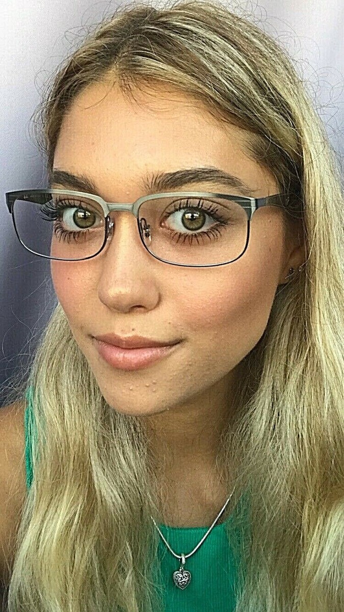 Ray-Ban RB 6361 2553 54mm Silver Semi-Rimless Rectangular