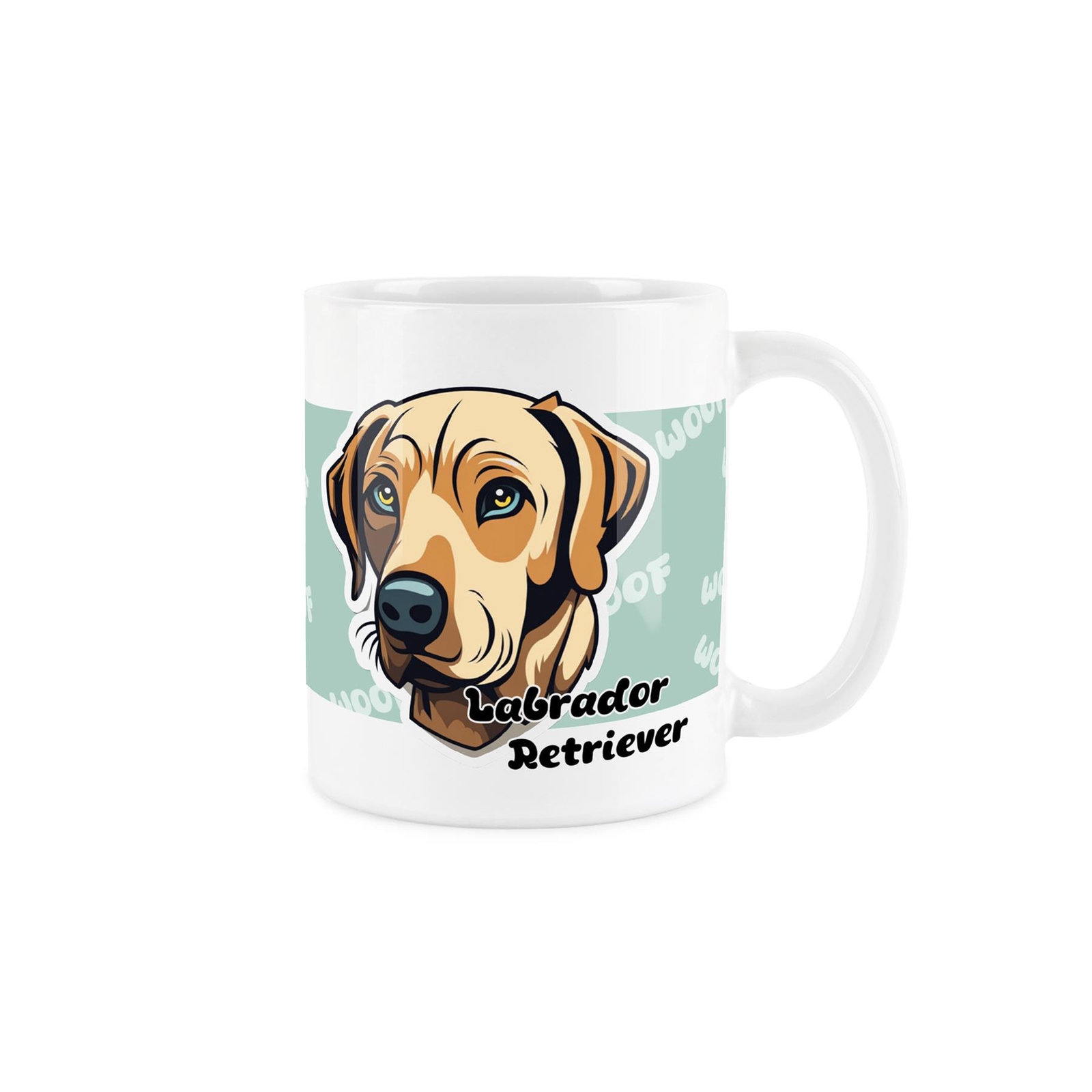 Labrador Mug - Cartoon Dogs Ceramic Tea/Coffee Gift Cup