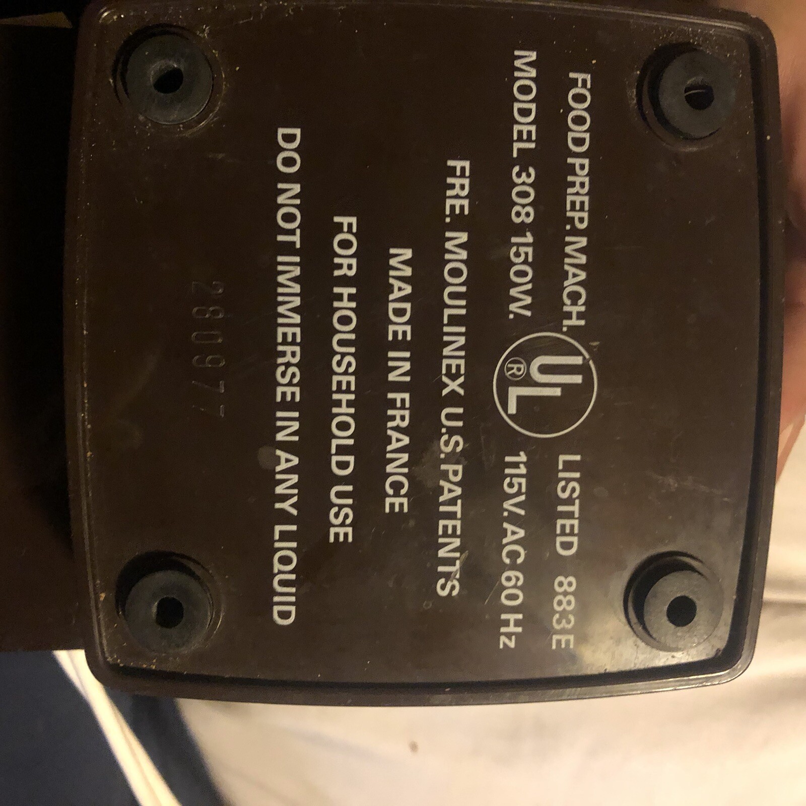 Moulinex Model 308 Juicer Food Processor Made In France Tested Working