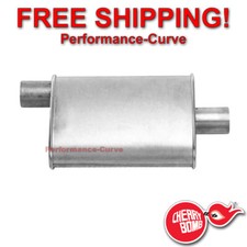 Cherry Bomb Turbo 2.5" Offset/ 2.5" Center Muffler Performance Exhaust - 16809CB