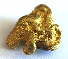 Yellow Gold Natural Nugget 98.76% Au Purity As Per XRF Spectrometer Test 1.13gr