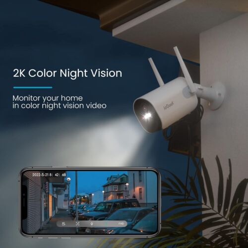 ieGeek 2K Battery Security Camera Wireless WiFi Outdoor Home CCTV W/ Solar Panel - Picture 5 of 9