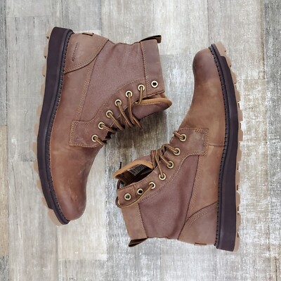 SOREL Madson II Field Waterproof Boots Mens Sz 8 Brown Solid Outdoor *READ*