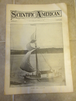 Scientific American Magazine November 1905 An Orinoco Lancha