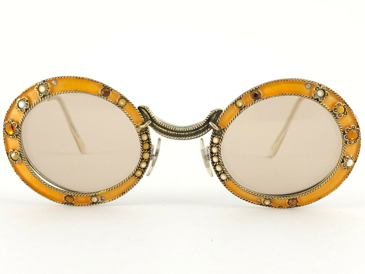 ULTRA RARE 1960 CHRISTIAN DIOR TURA ENAMEL JEWELLED ARCHIVE DIOR