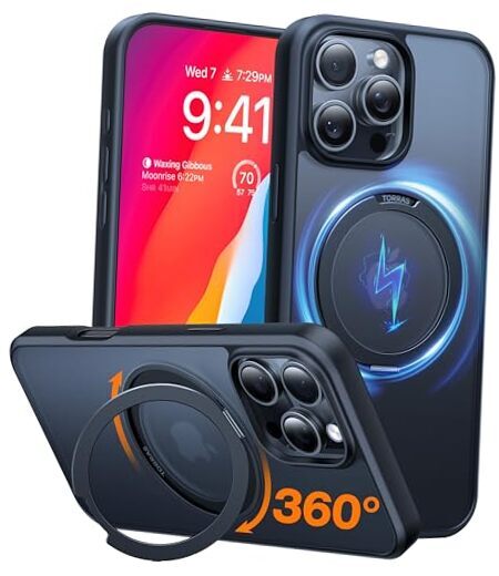 Upgrade 360° Rotatable Magnetic for iPhone 16 Pro for iPhone 16 Pro 6.3