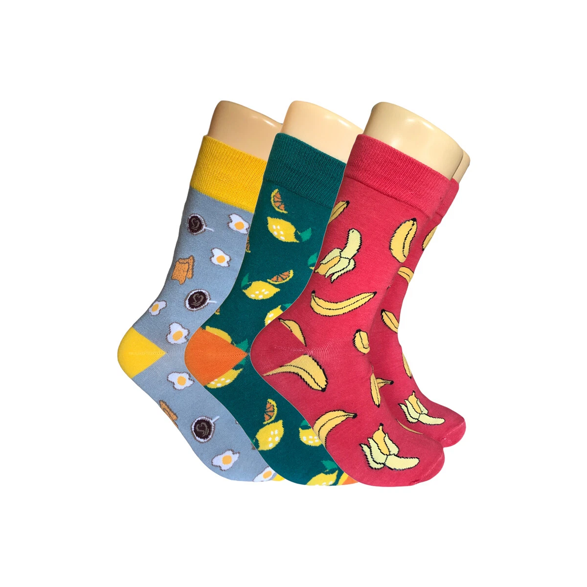 Spiffy Socks Men s Bamboo Sustainable Fun Design Socks 3 Pack eBay