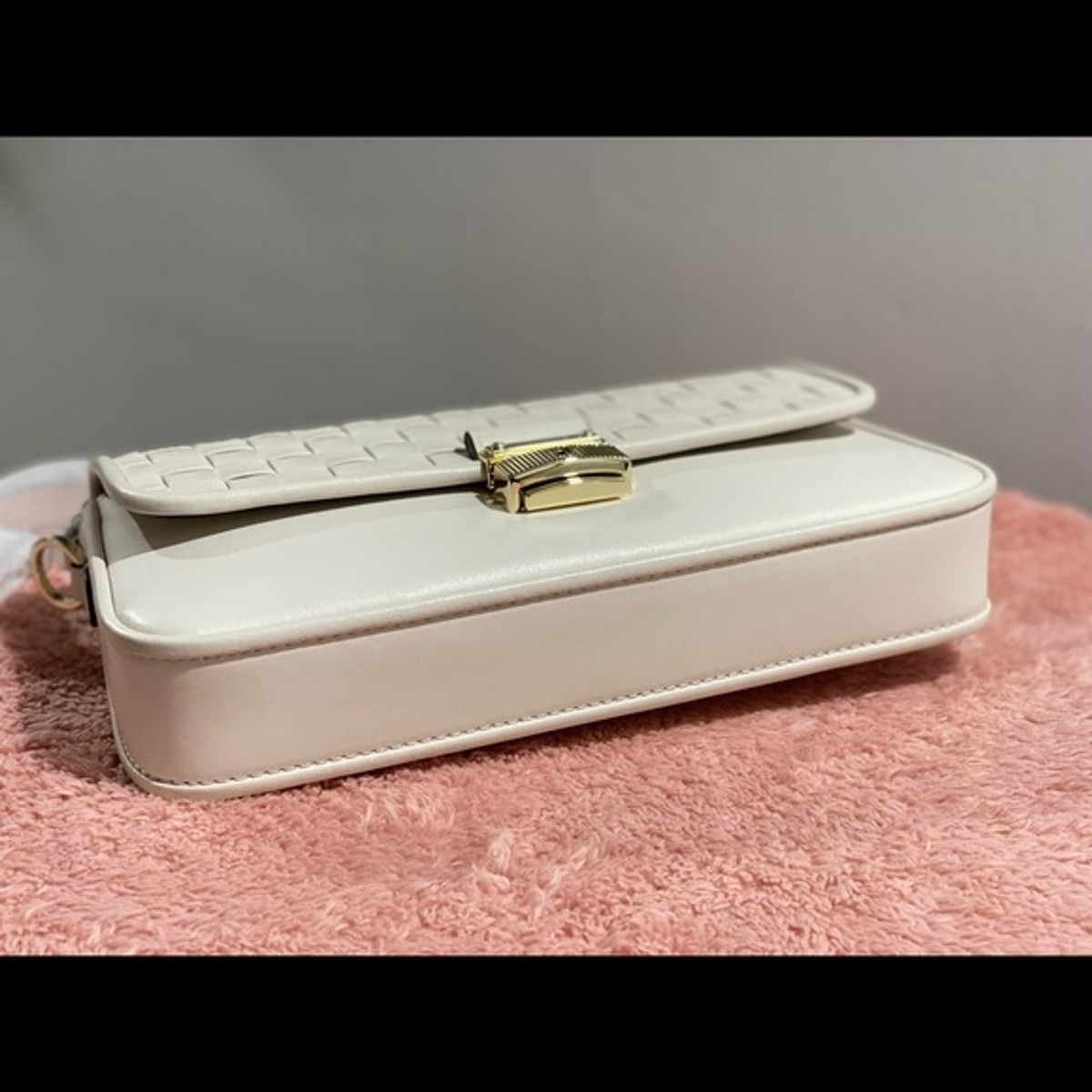MICHAEL KORS Bradshaw Small Woven Leather Shoulder Bag | eBay