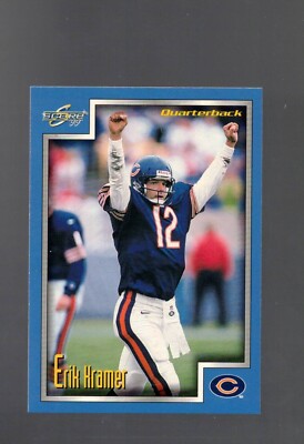 1999 Score #26 Erik Kramer Chicago Bears Football Card-W/TOP LOADER