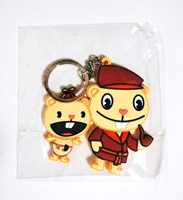 Happy Tree Friends Pop and Cub Rubber Keychain Strap Mondo Media
