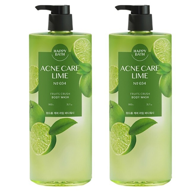 Happy Bath Fruit Crush Acne Care Lime Body Wash Lime Scent