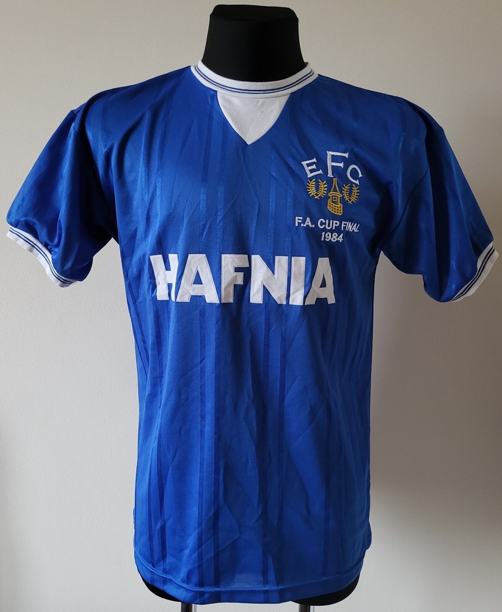 Everton ユニフォーム Everton 1984 Home football FA Cup Final Score Draw reproduce shirt