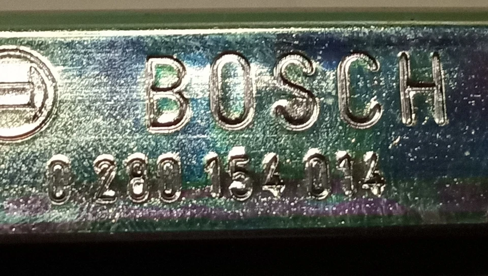 Inyectores de combustible para motor Ferrari Mondial T_tubo de riel de combustible_348_137326_BOSCH_GENUINO Foto 3 de 4
