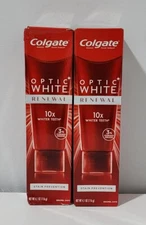 Colgate Optic White Renewal 10X Whiter Teeth Toothpaste Stain Prevention 2 Pack