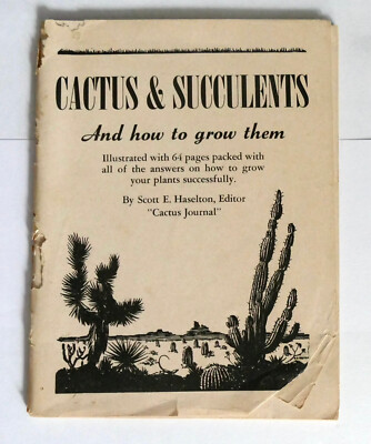 CACTUS & SUCCULENTS and how to grow them libreria 5/3 | eBay