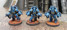 3x Ultramarines Aggressors, Masterfully Painted, ID 2660