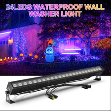 24LED Waterproof IP65 Wall Wash Light DMX RGB Color Mixing Stage Lighting