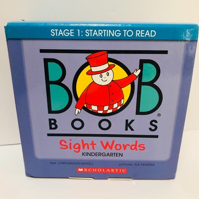 BOB BOOKS SIGHT WORDS Boxed set  10 PB Books 30 Flashcards Kindergarten Stage 1
