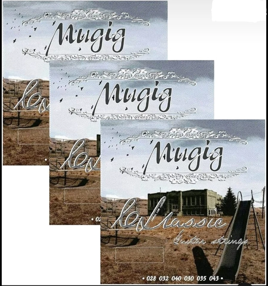 MUGIG 3 Satz 6 Gitarrensaiten Nylonsaiten Klassik Konzertgitarre 028-043 E-1 bis E-6