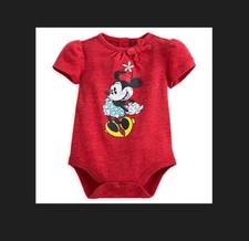 [Disney Store] Minnie Mouse Bodysuit for Baby - New - Size 9 - 12 M - New