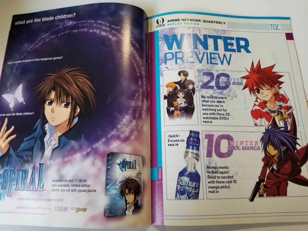 Anime Network Quarterly magazine (Suncoast) Replay Edition, Chrono
