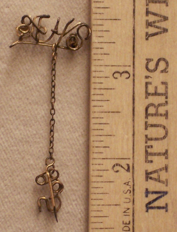 VINTAGE ANTIQUE 1925 CLASS PIN W/ CHAIN GUARD JL 446 | eBay