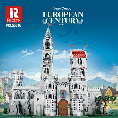 MOC Reobrix 55016 The King's Castle 3999 Pcs castle building set Christmas gift