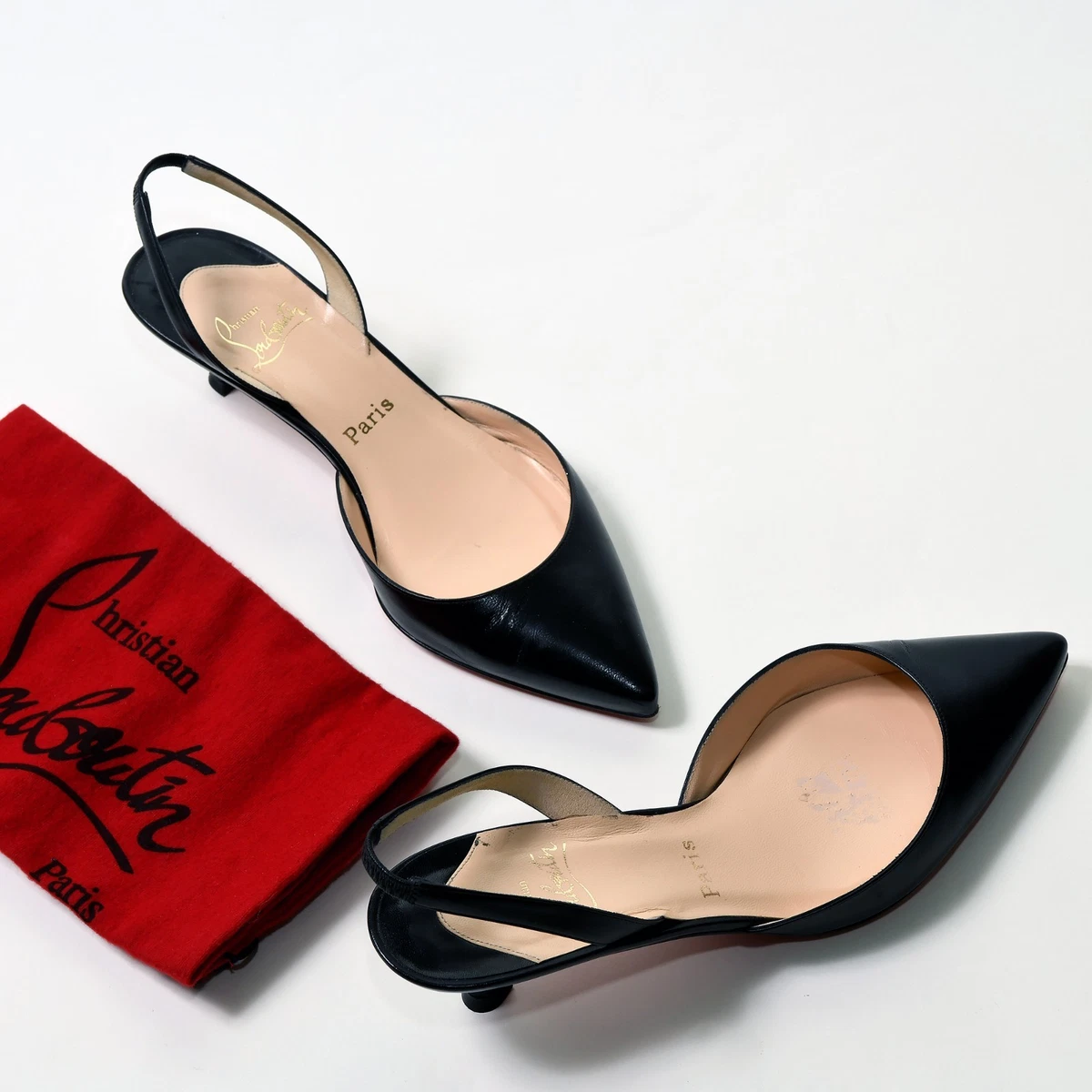 Christian Louboutin Women's Low (1-1.9 in) Heel Height Heels for