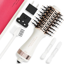 4-In-1 Travel Dual Voltage Hair Dryer Brush Blow Dryer Brush,Portable 2 Inch Min