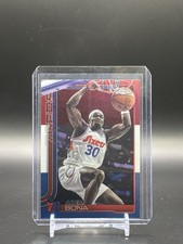 Adem Bona 2025-26 Topps Chrome Red White & Blue Refractor #183 Philadelphia